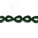 Green Sand Stone Coin Beads