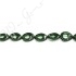 Green Sand Stone Pear Beads