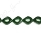 Green Sand Stone Rhombus Beads