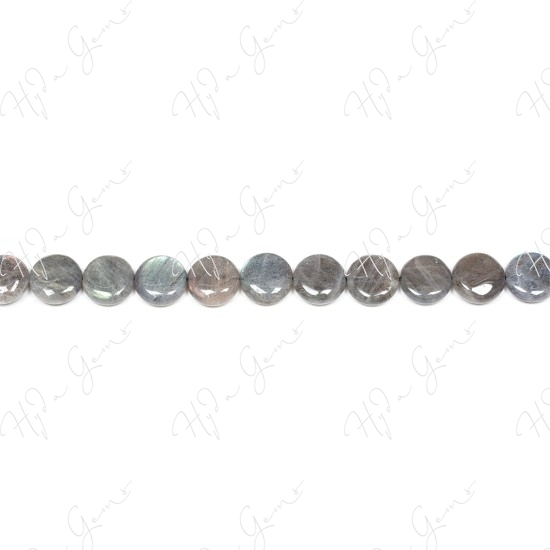 Labradorite Coin Beads