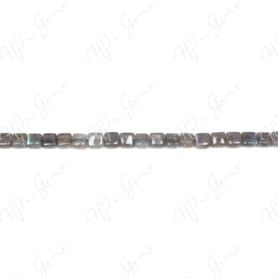 Labradorite Flat Square Beads