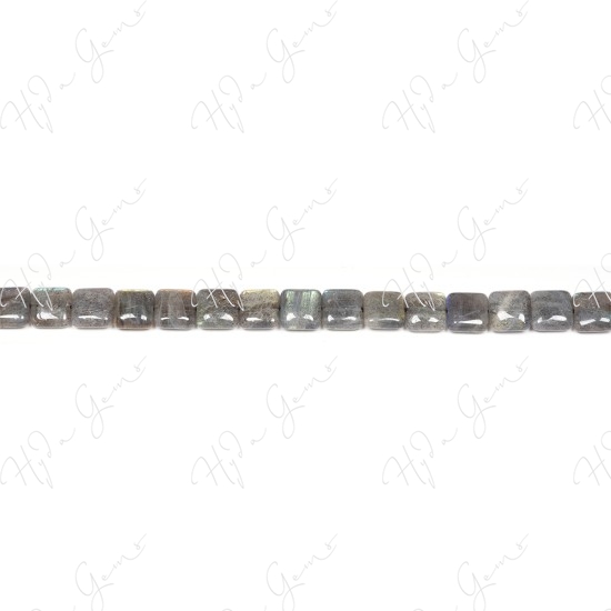 Labradorite Flat Square Beads