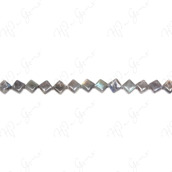 Labradorite Flat Square Beads