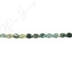 Moss Agate Pear Beads