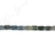 Moss Agate Flat Rectangle Beads