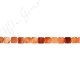 Natural Red Agate Flat Square Beads