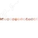 Red Bamboo Agate Coin Beads