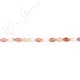 Red Bamboo Agate Rice Beads