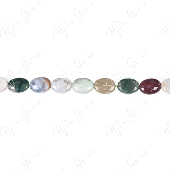 Ocean Jasper Flat Oval Beads