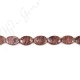 Red Picture Jasper Flat Oval Beads