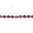 Red Picture Jasper Pear Beads