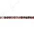 Red Picture Jasper Flat Square Beads