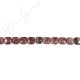 Red Picture Jasper Flat Square Beads