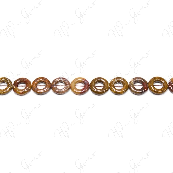 Pietersite Coin Beads