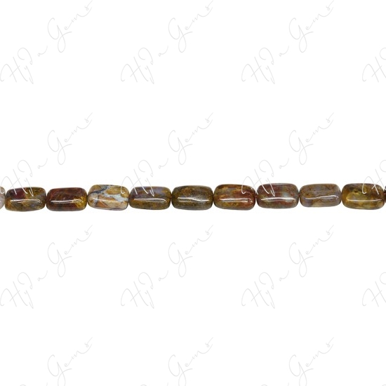 Pietersite Flat Rectangle Beads