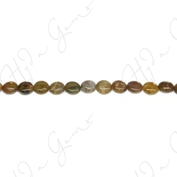 Pietersite Agate Coin Beads