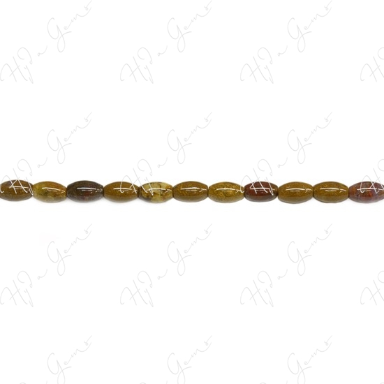 Pietersite Agate Rice Beads