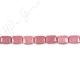 Red Rhodnite Flat Rectangle Beads