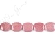 Red Rhodnite Flat Rectangle Beads