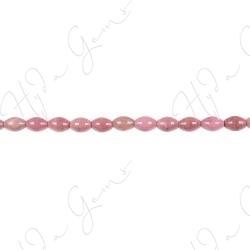 Red Rhodnite Rice Beads