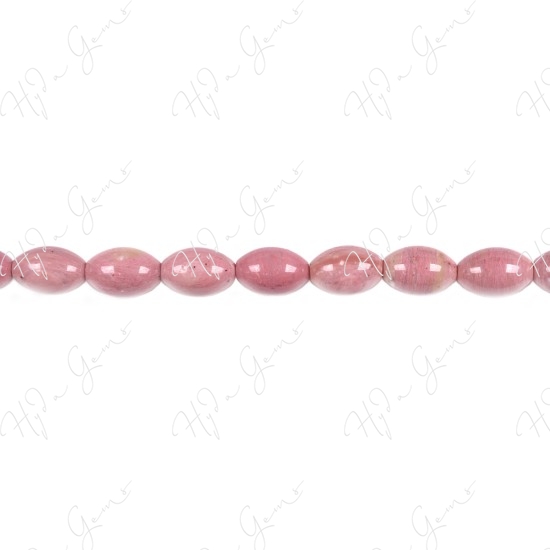 Red Rhodnite Rice Beads