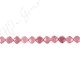 Red Rhodnite Flat Square Beads