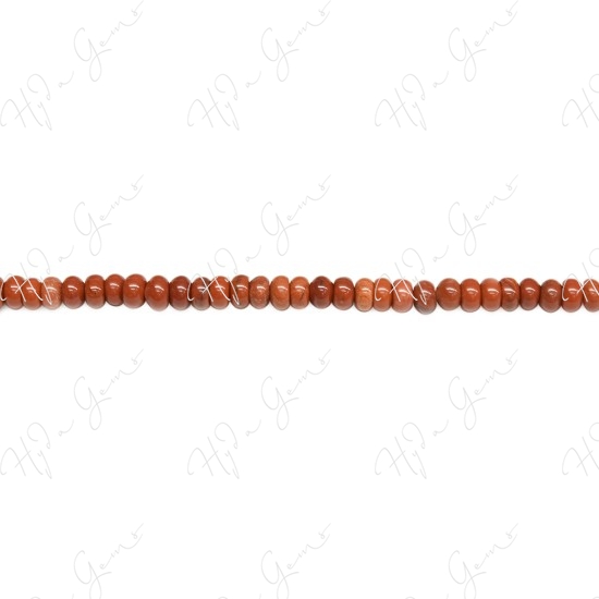 Red Jasper Roundel Beads