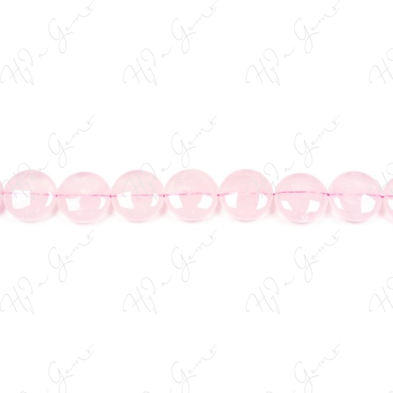 Rose Quartz Coin Beads