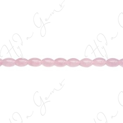 Rose Quartz Rice Beads