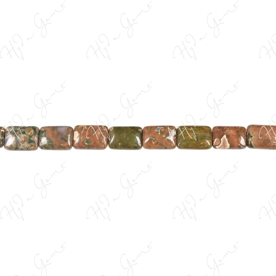 Rhyolite Flat Rectangle Beads