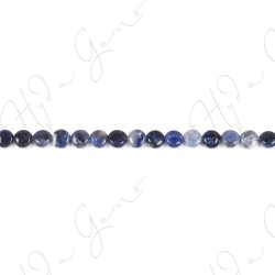 Sodalite Coin Beads