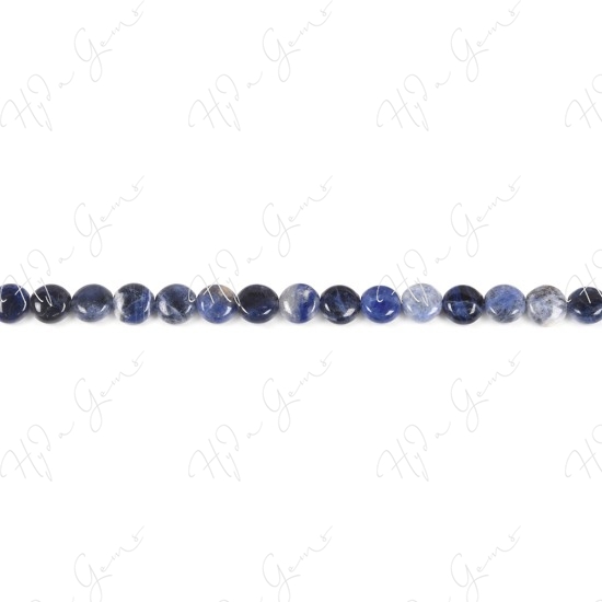 Sodalite Coin Beads