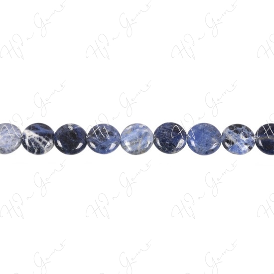 Sodalite Coin Beads