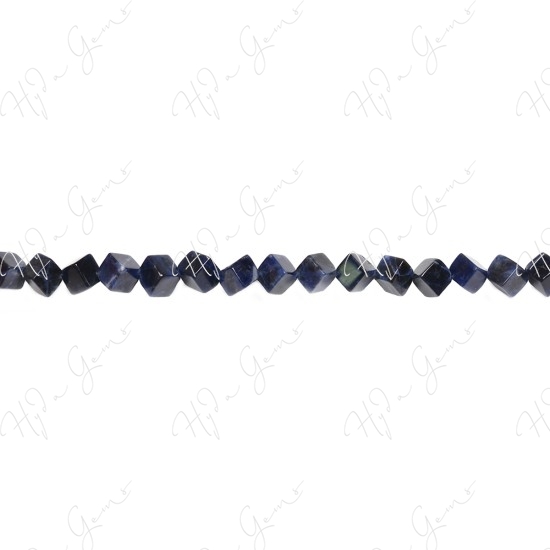 Sodalite Cube Beads