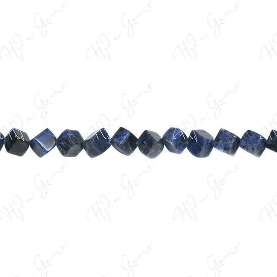 Sodalite Cube Beads