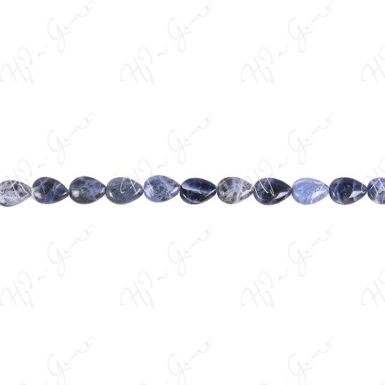 Sodalite Pear Beads