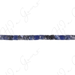 Sodalite Flat Square Beads