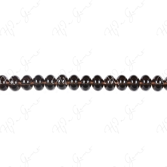 Smoky Quartz Roundel Beads