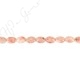 Sun Stone Flat Oval Beads