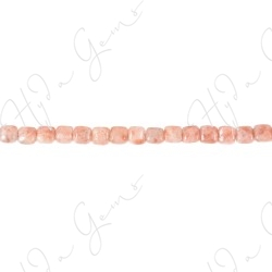 Sun Stone Flat Square Beads