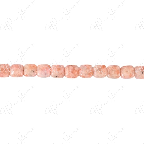 Sun Stone Flat Square Beads