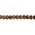 Tiger Eye 6-Face Lattern Beads