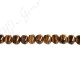 Tiger Eye 6-Face Lattern Beads