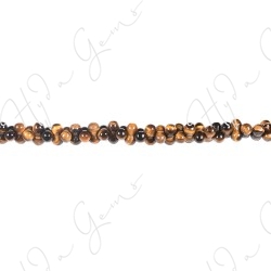 Tiger Eye 8 Shaped Beads