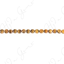 Tiger Eye Coin Beads