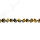 Tiger Eye Cube Beads