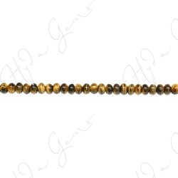 Tiger Eye Roundel Beads