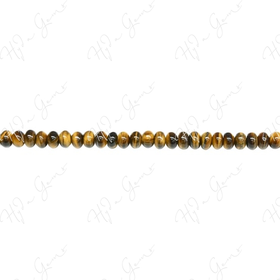 Tiger Eye Roundel Beads