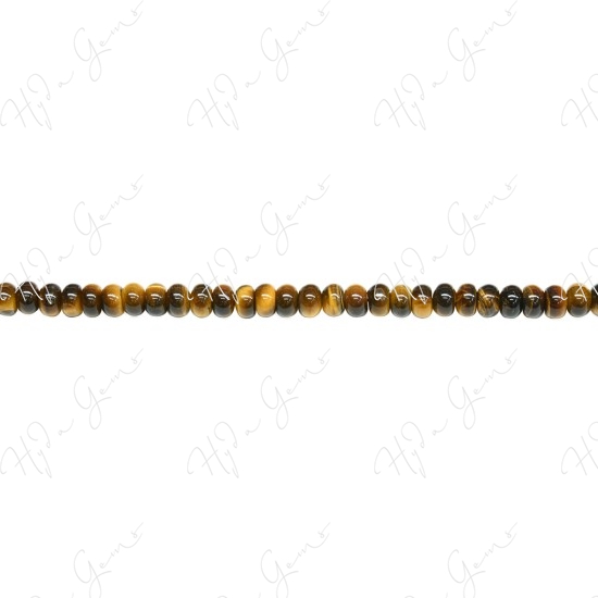 Tiger Eye Roundel Beads