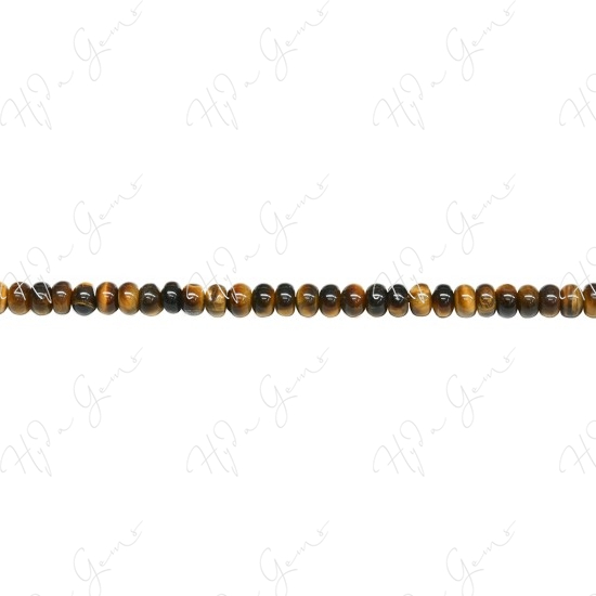 Tiger Eye Roundel Beads